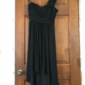 Db studio bridesmaid dress one shoulder high low